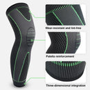 1 PCS Compression Knee Pads Support Sleeve Protector Elastic Kneepad Brace Spring Support  Volleyball Running  Silicone