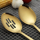 Gold Titanium Stainless Steel Cooking Tool Spoon Spatula Cooker Kitchen Tool Spatula Spoon Kitchenware Kit Utensils All