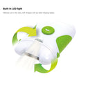 Moedor de unhas automático corte elétrico manicure arquivo toe cortador de unhas moedor ferramenta de manicure com luz