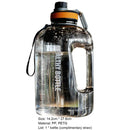 Garrafa de água à prova de vazamento saudável pp moda jarro de água potável para escritório fitness portátil copo de água garrafa de água de2200ml