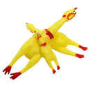 30cm 17cm 41cm Rubber Screaming Chicken Squeeze Squeaker Chew Sound Pets Toy Dog Toys Shrilling Decompression Funny Gadgets