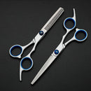 Stainless Steel Pet Scissors Dogs Shears Dog Grooming Scissors Safety Round Head Pet Hair Cutting Scissors Curved Scissors