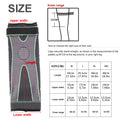 1 PCS Compression Knee Pads Support Sleeve Protector Elastic Kneepad Brace Spring Support  Volleyball Running  Silicone