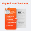 QERE E28 Fones De Ouvido Sem Fio, Bluetooth 5.3, Microfone HD, Fones De Ouvido HIFI, Motorista De 13Mm, Jogos De Baixa Latência,