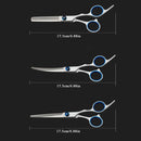 Stainless Steel Pet Scissors Dogs Shears Dog Grooming Scissors Safety Round Head Pet Hair Cutting Scissors Curved Scissors