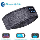 Sem fio bluetooth música bandana correndo esporte elástico sweatband headwear dormir fone de ouvido alto-falante