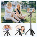 Dobrável Mini Tripé 1/4 Tripé Monopé Aperto de Mão Universal para DSLR Android iPhone Smartphone