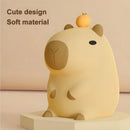 Capybara 3D Lamp Cute Anime Silicone Night Light Touch Control USB Rechargeable Timing Dimming Sleep Night Lamp for Room Decor
