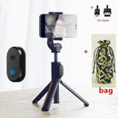 SelfieOriginal xiaomi bluetooth para telefone mini tripé selfiestick com obturador remoto sem fio para iphone samsung android