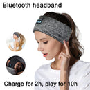 Sem fio bluetooth música bandana correndo esporte elástico sweatband headwear dormir fone de ouvido alto-falante