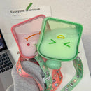 garrafa de água plana em forma de pão em linha reta garrafa de água de presente copo botella de agua