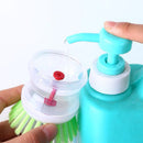 2 Em 1 Escova De Limpeza De Cozinha Com Dispensador De Sabão Líquido Lavadora De Louça