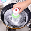 2 Em 1 Escova De Limpeza De Cozinha Com Dispensador De Sabão Líquido Lavadora De Louça