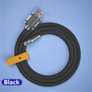 Cabo De Carga Rápida De Dados USB Tipo C Cotovelo De Rotação 180 Graus Para Jogo Carregador De Telefone Silicone Líquido