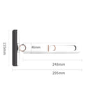 Mini Esfregão Mop Absorvente Limpeza Com Refil Mini Rodo de Pia-Gira 45° para facilitar a limpeza